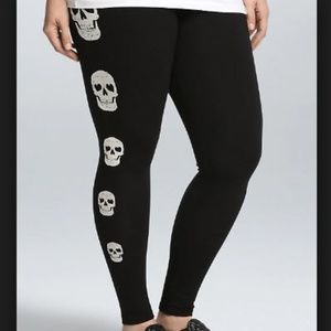 Torrid Skull Leggings
